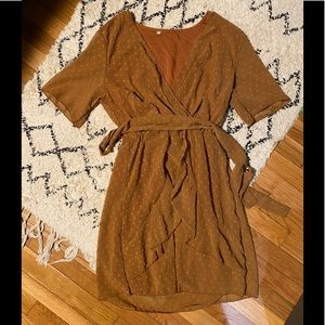 Faux Wrap Dress